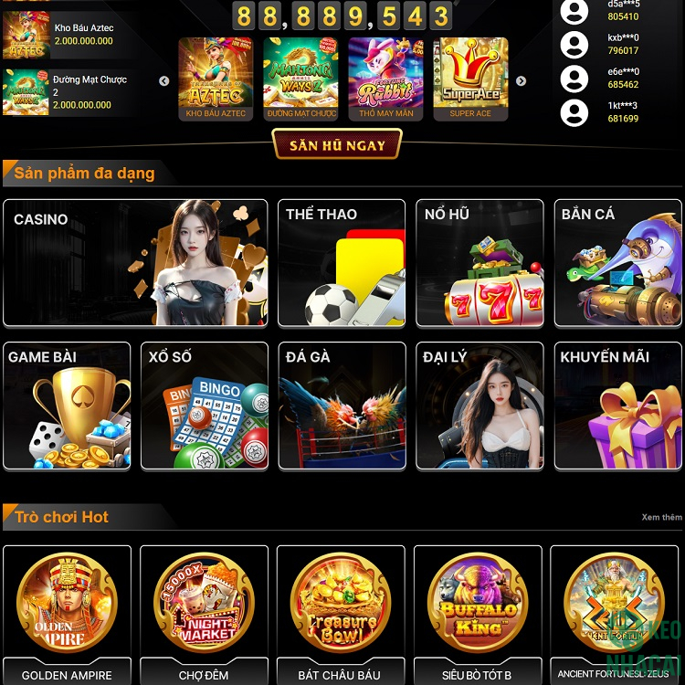 Kho game đồ sộ Kho game đồ sộ