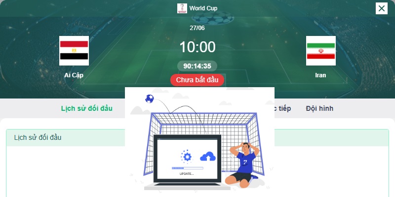 Soi kèo Ai Cập vs Iran