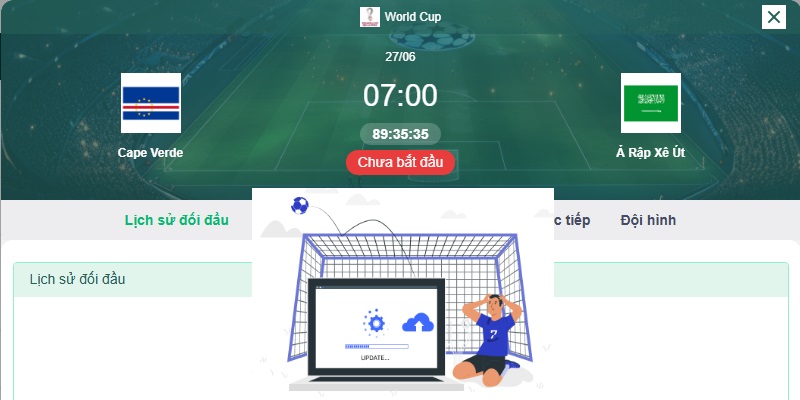 Soi kèo Cape Verde vs Ả Rập Xê-út