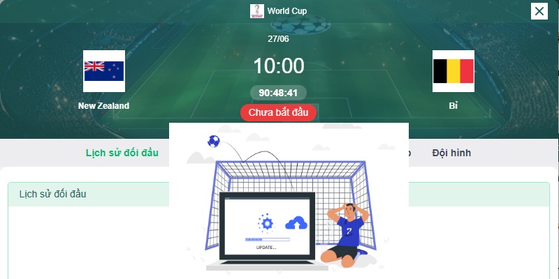 Soi kèo Bỉ vs New Zealand