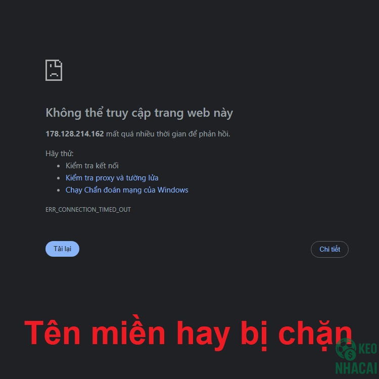 Tên miền hay bị chặn Tên miền hay bị chặn